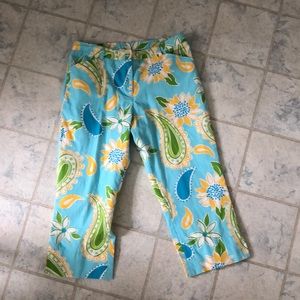 Lily Pulitzer 3 quarter length pants
